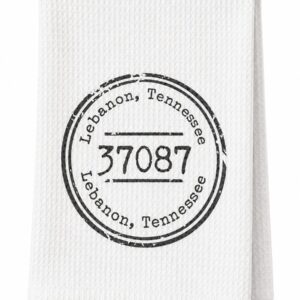 Lebanon, Tennessee Zip Code Kitchen Towel