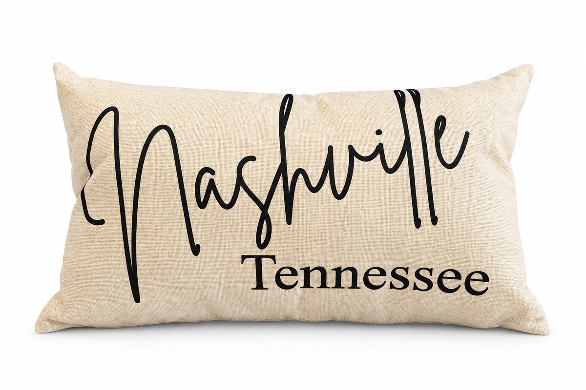 Tennessee Hometown Decorative Pillow