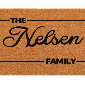 Personalized New Home Family Doormat