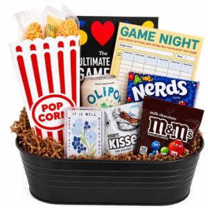 Family Game Night Gift Basket: Small