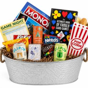 Family Game Night Gift Basket: Large