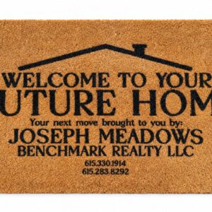 Amp Up Your Listings Custom Agent Doormat