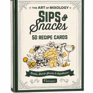 The Art of Mixology: Sips & Snacks Recipe Card Set